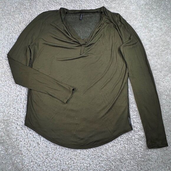 Scotch & Soda Maison Scotch Wild Rebellion Green Sheer Paisley Shirt 2 - Picture 1 of 8